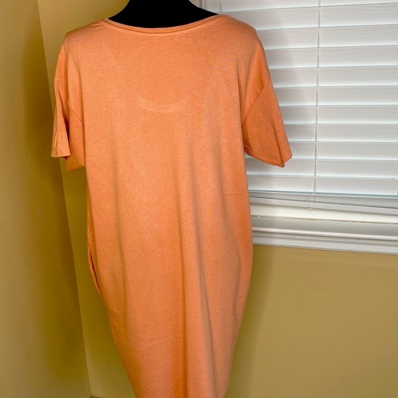 ZARA Pink/Peach Midi Shirt Dress - Picture 4 of 15